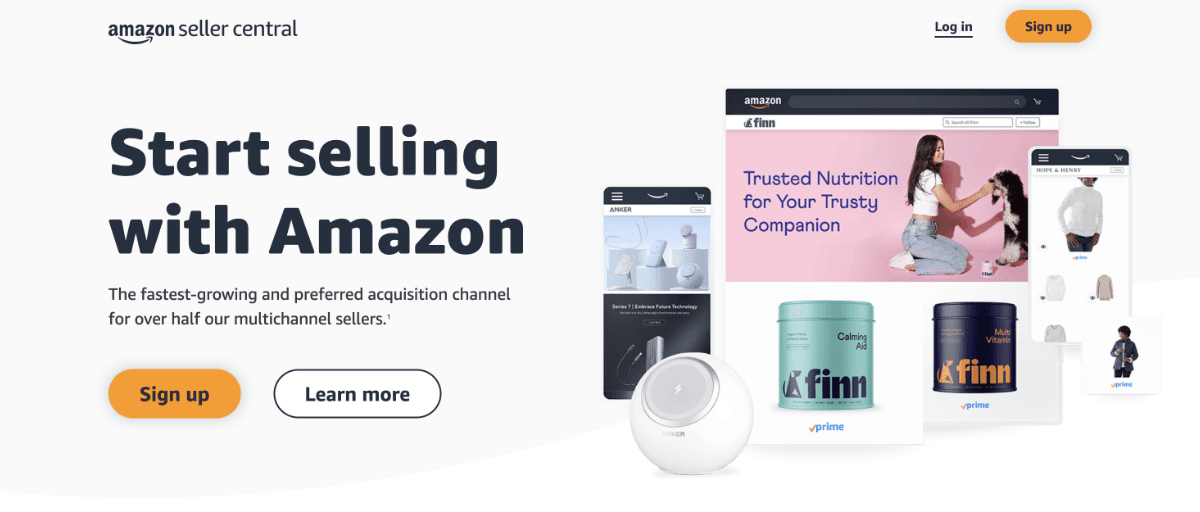 Sign up and create your Amazon accounts