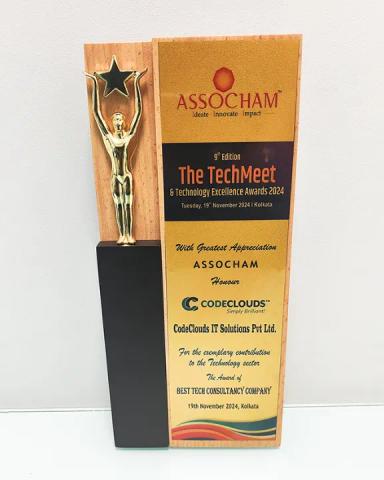 ASSOCHAM Best Tech Consultancy Company Award 2024