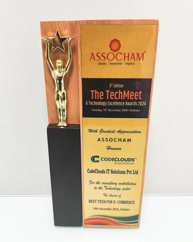 ASSOCHAM Best Tech For Ecommerce Award 2024