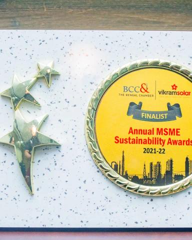 Finalist in MSME Sustainability Awards 2021-2022