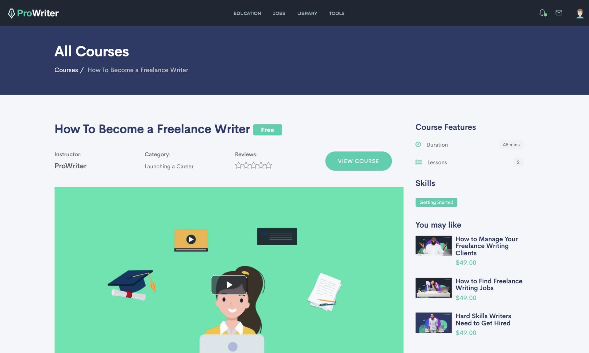 Developed application UI